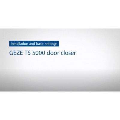 Как установить и отрегулировать Доводчик GEZE TS 5000 купить в г. Уфа с гарантией и по низким ценам 